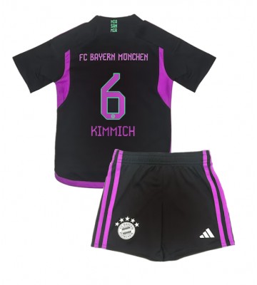 Bayern Munich Joshua Kimmich #6 Udebanesæt Børn 2023-24 Kort ærmer (+ korte bukser)